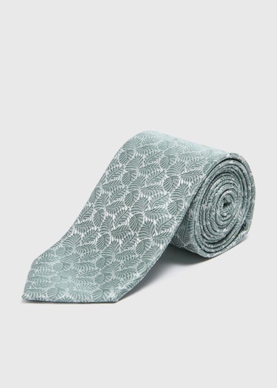 Sage Leaf Pattern Tie