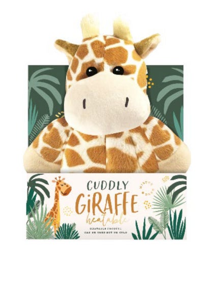 Milton & Drew Giraffe Beige Heatable Stuffed Toy