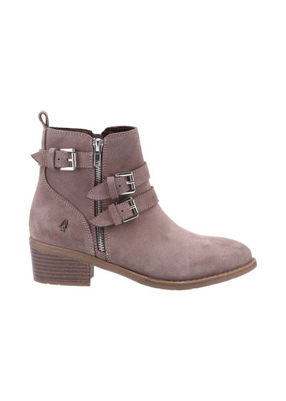 Hush Puppies Taupe Jenna Ankle Boot