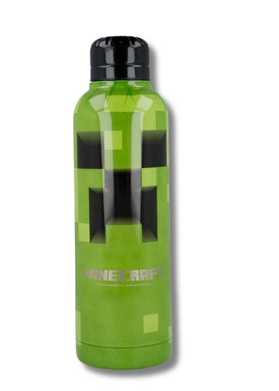 Minecraft Green Stainless Steel Bottle (515 ml)