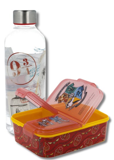 Harry Potter Red Lunch Set With Hydro Bottle (850 ml)