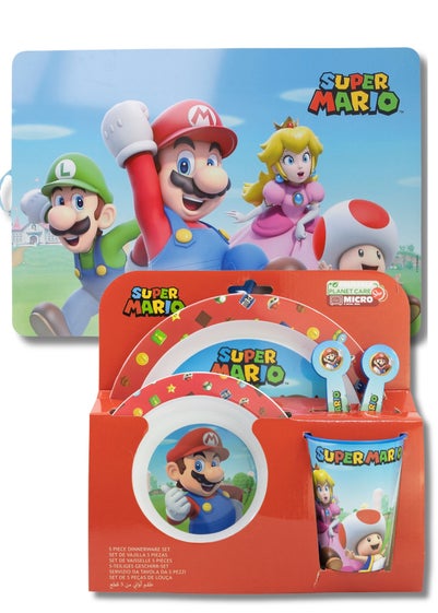 Super Mario Red Dinner Set 6pcs