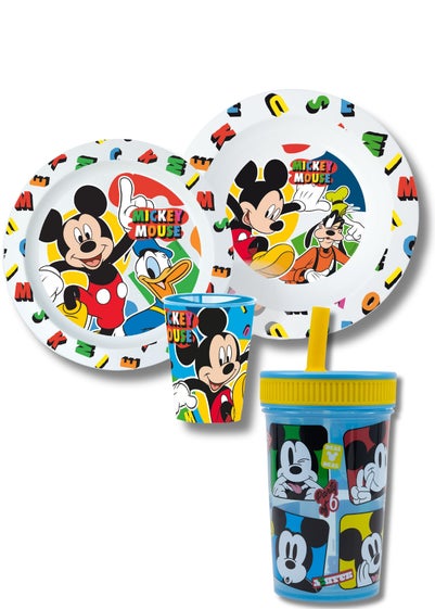 Disney Blue Mickey Mouse Dinner Set