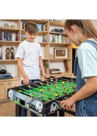 Power Play Black/Green Stand Up Football Games Table (3ft)