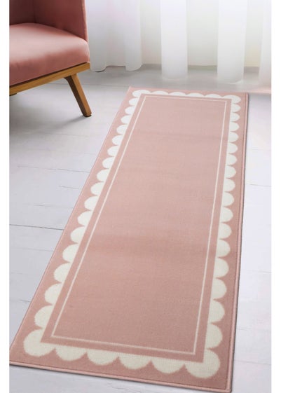 Homemaker Scallop Blush Runner