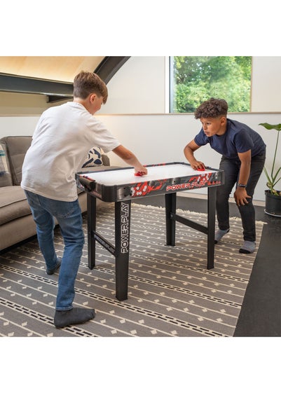 Power Play White/Black Stand Up Air Hockey Games Table (3ft)