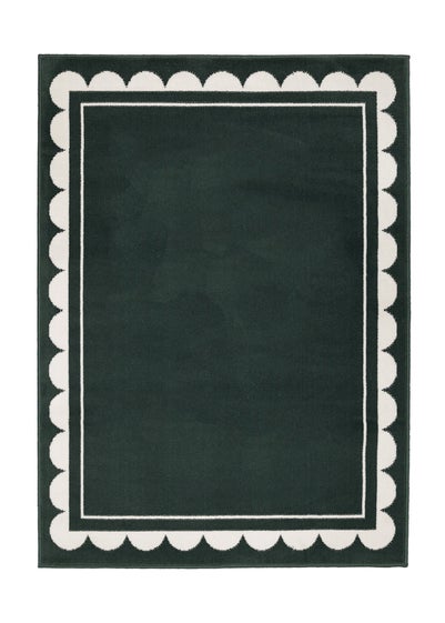 Homemaker Scallop Forest Green Rug