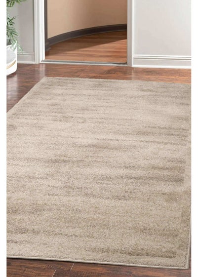 Homemaker Freya Texture Border Natural Rug