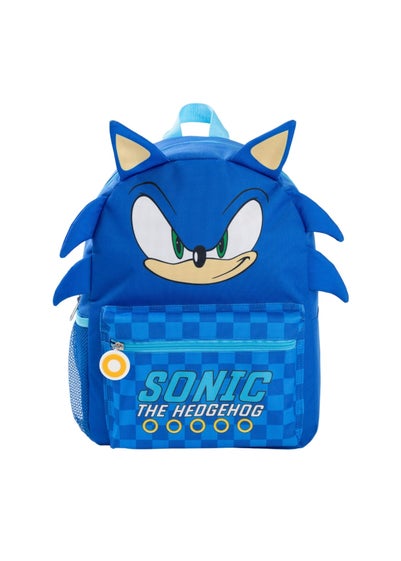 Sonic The Hedgehog Blue 3D Backpack (35.5 x 28.5 x 11.5cm)