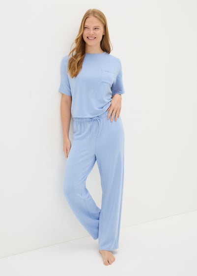 Blue Lounge Pyjama Set