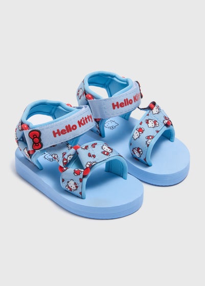 Hello Kitty Girls Blue Trekker Sandals (Younger 4-12)