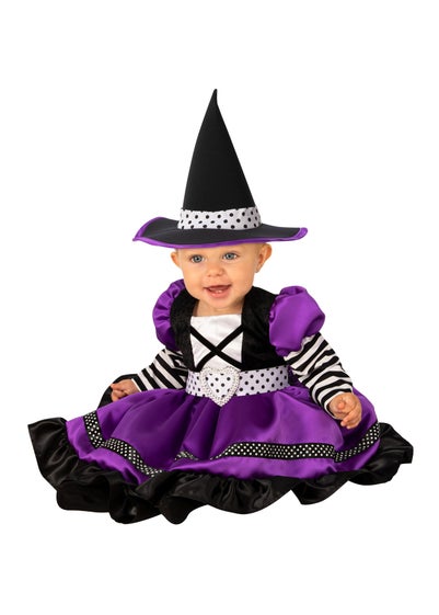 Rubies Kids Purple And Black Witch Costume (1-4 Yrs)