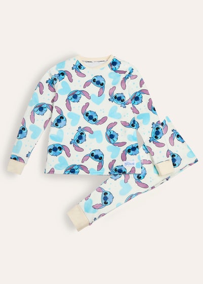 Disney Stitch Girls Fleece Pyjama Set