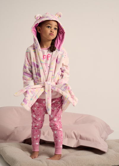 Peppa Pig Girls Fleece Dressing Gown