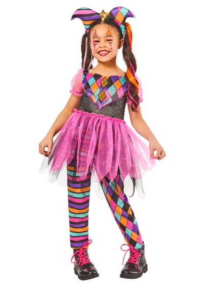 Rubies Kids Harlequin Girl Costume (3-10 Yrs)