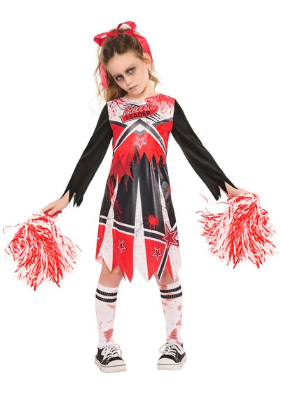 Rubies Kids Zombie Cheerleader Costume (5-10Yrs)