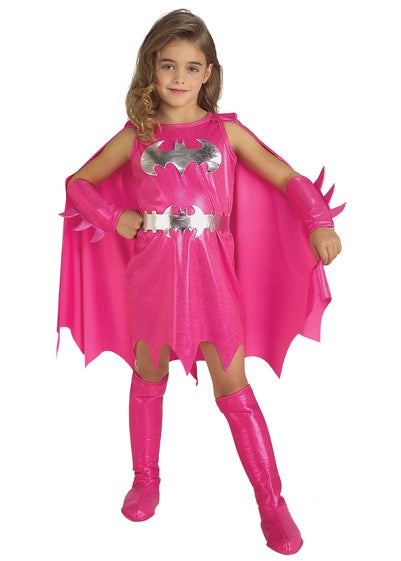 DC Comics Kid's Pink Batgirl Costume (3-8 Yrs)