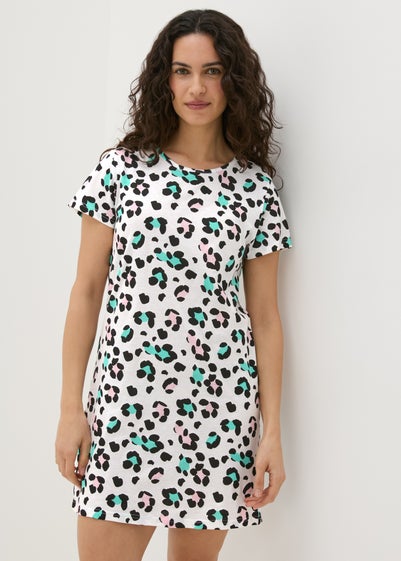 Cream Leopard Print Nightie