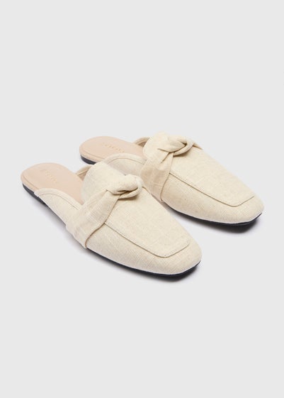 Cream Mule Loafer