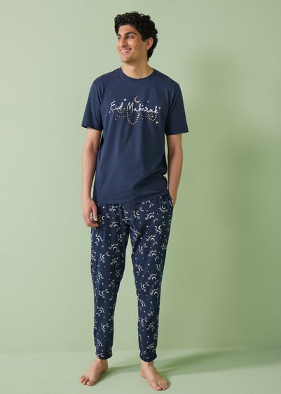 Navy Eid Pyjama Set