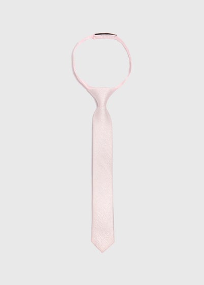 Boys Pink Velcro Tie (3-6yrs)