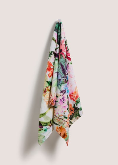 Floral Beach Towel