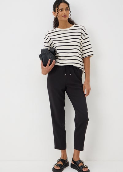 Black Tapered Trousers