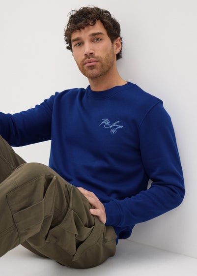 Blue Palm Springs Sweatshirt