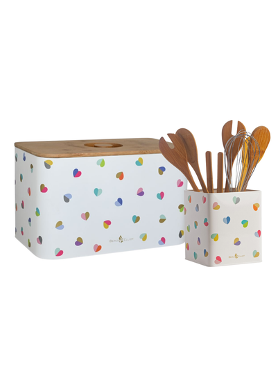 Beau & Elliot Confetti Bread Bin and Utensil Pot