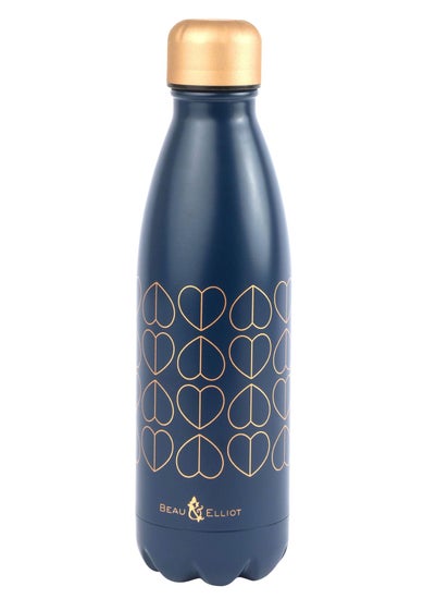 Beau & Elliot Navy Confetti Stainless Steel Drinks Bottle (500ml)