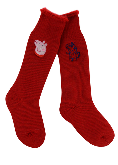 Regatta Red Kids Welly Sock (Pack of 2)