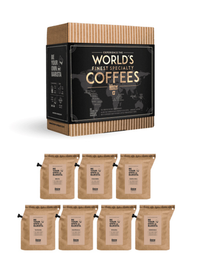 The Brew Company Black World's Finest Coffees Gift Box 7 Pack