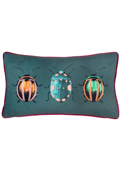 furn. Beetalis Piped Velvet Filled Cushion (30cm x 50cm)