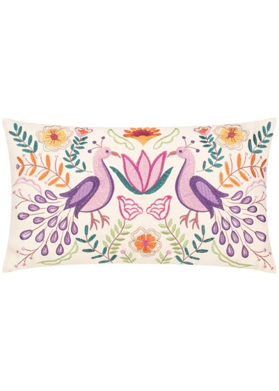 furn. Broderie Embroidered Filled Cushion (30cm x 50cm)