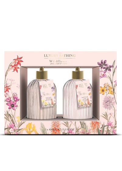 The Luxury Bathing Company Pastel Pink Heavenly Hand Care Duo