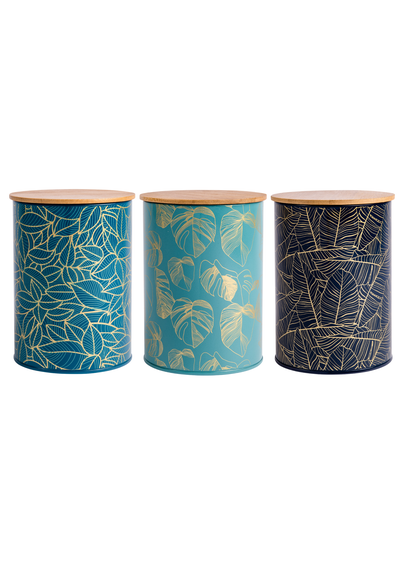 Summerhouse by Navigate Green Botanicals Canister (Set of 3)