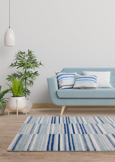 Asiatic Muse Blue Stripe Rug