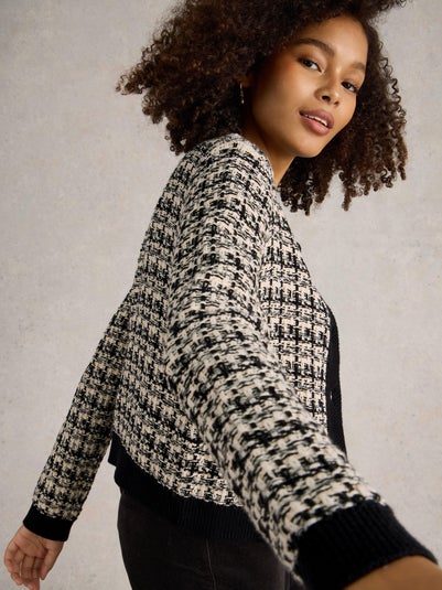 Bouclé Strickjacke Kelly