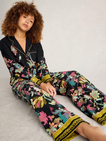 Pyjamahose Nina - Blk Pr - XL/R