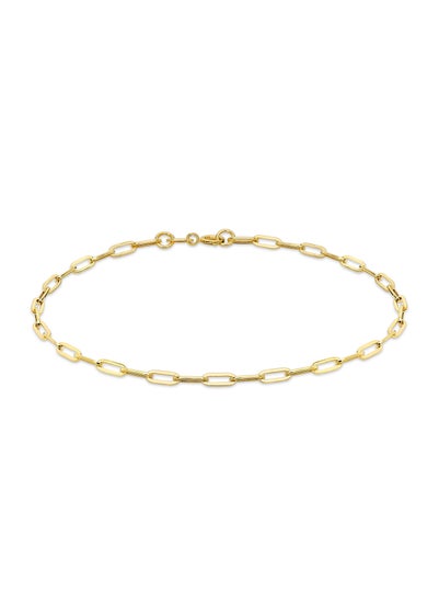 Golden Moments 9ct Yellow Gold Paper Chain Bracelet