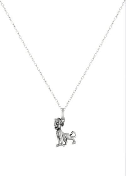 Disney Silver 3D Simba Necklace