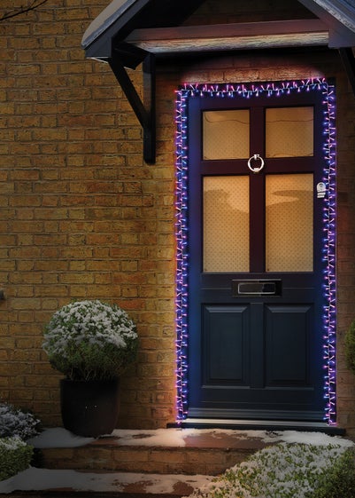 Premier Decorations 440 Rainbow LED Supabrights Door Garland