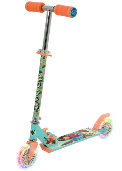 Disney Moana Folding Inline Scooter with Light Up Wheels