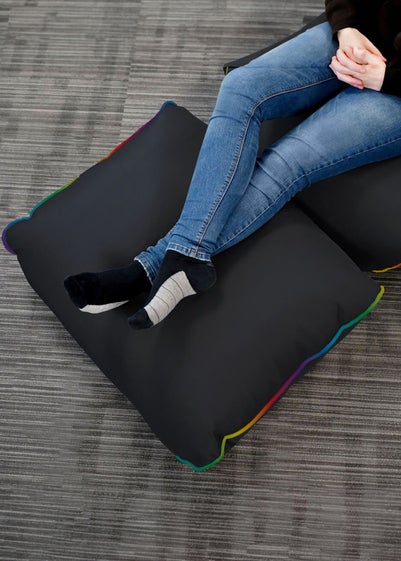 rucomfy Gaming Footstool LED Beanbag