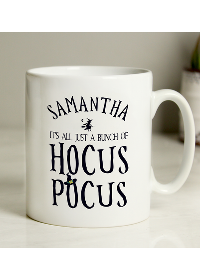 Personalised Memento Company White Halloween Hocus Pocus Mug