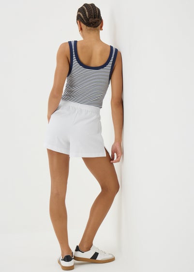 White Jersey Shorts