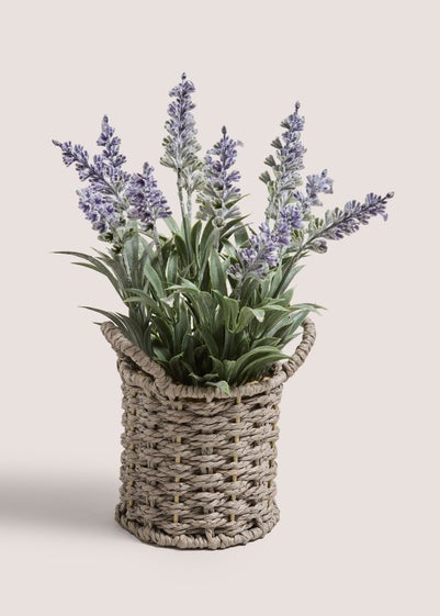 Lavender In Mini Basket