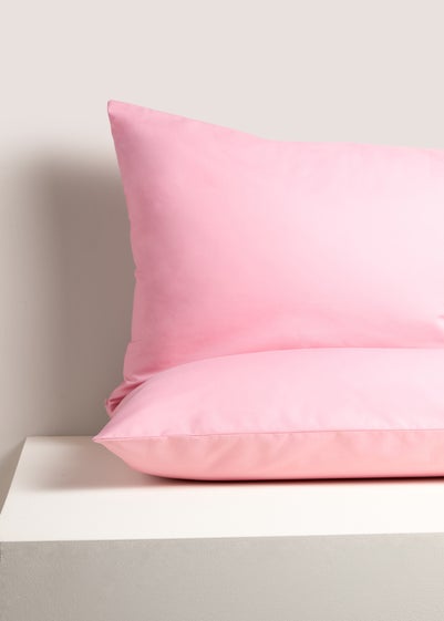 2 Pack Pink Housewife Pillowcases