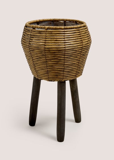 Small Natural Woven Planter