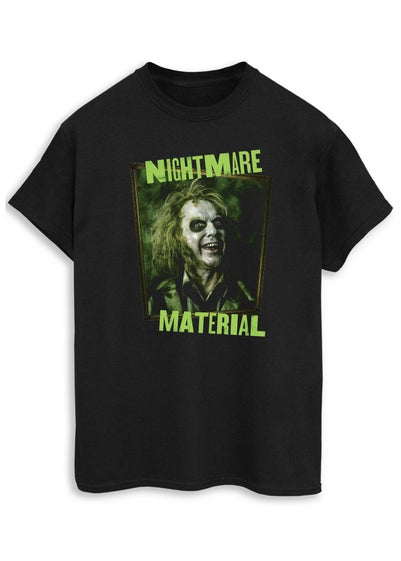 Beetlejuice Nightmare Material Frame Black T-Shirt